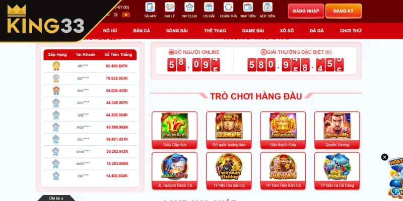 KING33 cam kết an toàn, minh bạch, chất lượng